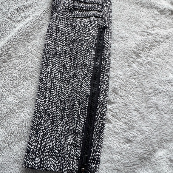 Athleta Delancey Textured Moto Tight Gray Women's Leggings Size XXS - Picture 3 of 11